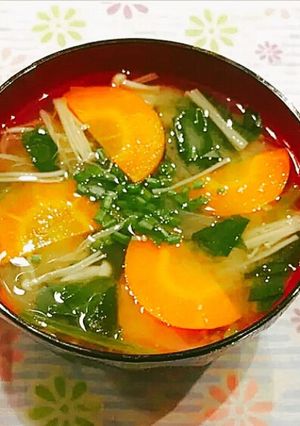 A picture of Quick Miso Soup with Whatever's on Hand.