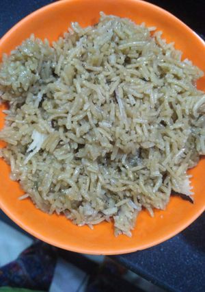 A picture of Jaggery Rice.