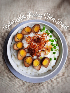 Foto resep Bubur Nasi Telur Puyuh Pindang