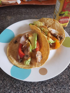 Una foto de Alambre de champiñones (vegan)