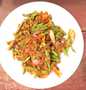 Easy Steps to Prepare Recipes Stir Fry French Bean And Eggs With Onion Sambal the Awesome  Make You Drink.