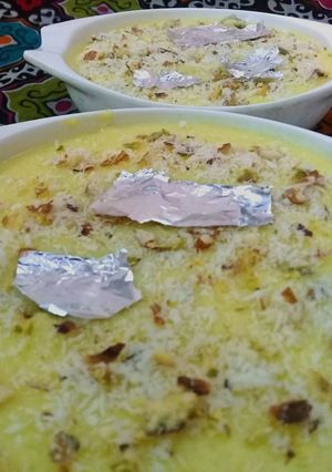 A picture of Mango Kheer.