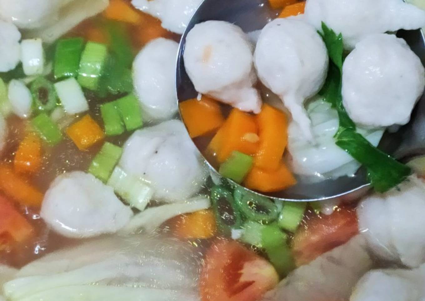 Sop Bening Bakso Ayam Cemplung²