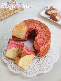 Foto resep Neapolitan Chiffon Cake