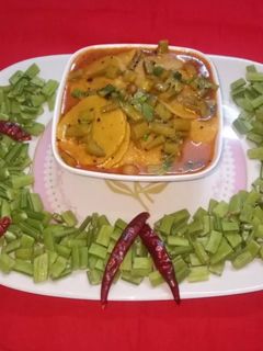 ગુવાર ઢોકળી નું શાક (Guvar Dhokli Shak Recipe In Gujarati) રેસીપી મુખ્ય ફોટો