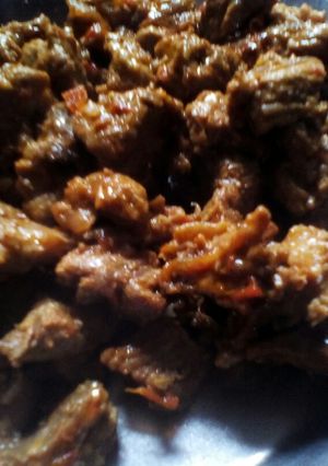 A picture of Fried spiced beef#4 weeks challenge.