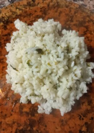 Foto de Arroz de Alho e Salsa