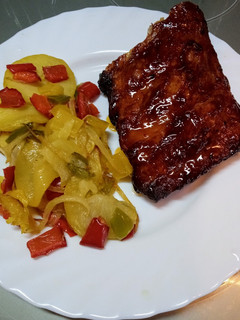Una foto de Costillas estilo Foster Hollywood