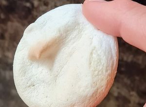Una foto de Galletitas de aquafaba o merenguitos fallidos, como te parezca 🤭 sin huevo 🌱