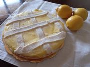 Una foto di crostata limone senza glutine