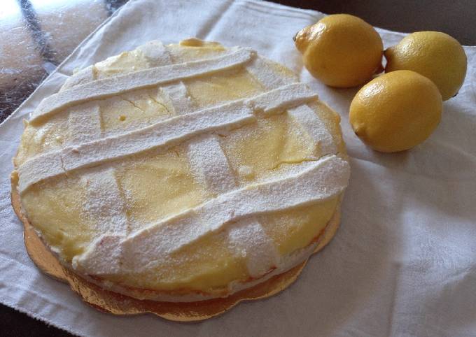 Crostata ricotta e limone senza glutine