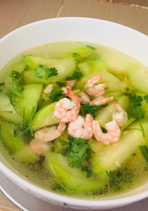 Hình của món Canh dưa nấu tôm.