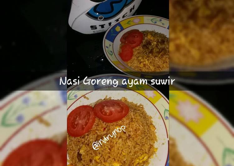Resep Nasi goreng ayam suwir, Enak