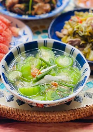 Hình của món Canh Mướp Nấu Tôm.