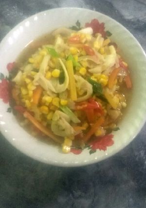 Foto resep Tumis jawor(jagung,jamur,wortel)