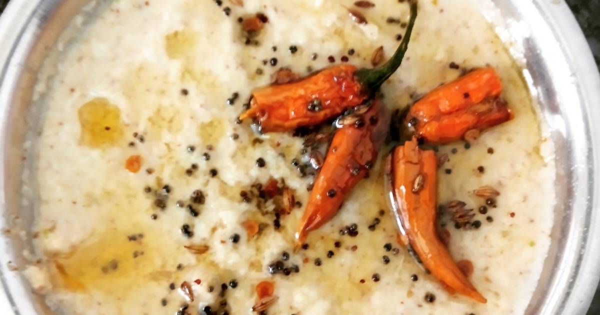 Peanut chutney South Indian style Recipe by Monali Sadaphale Cookpad