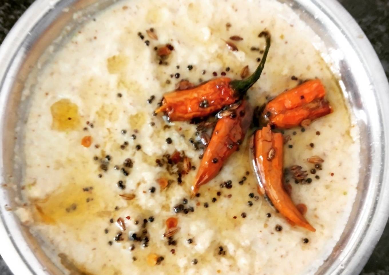 Peanut chutney South Indian style