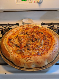 A picture of Homemade Pizza.