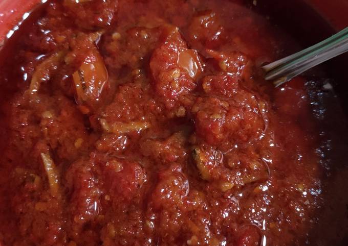 Resep Sambel tomat Anti Gagal