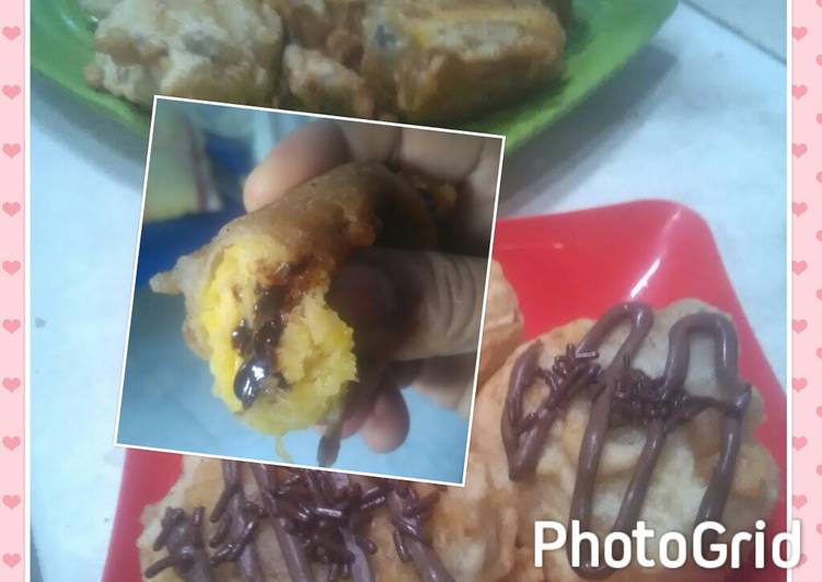 Resep Pisang Goreng Isi Coklat Anti Gagal