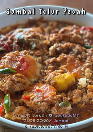 Gambar Sambal Telur Pecah