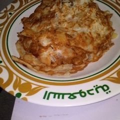 A picture of Potato with egg.