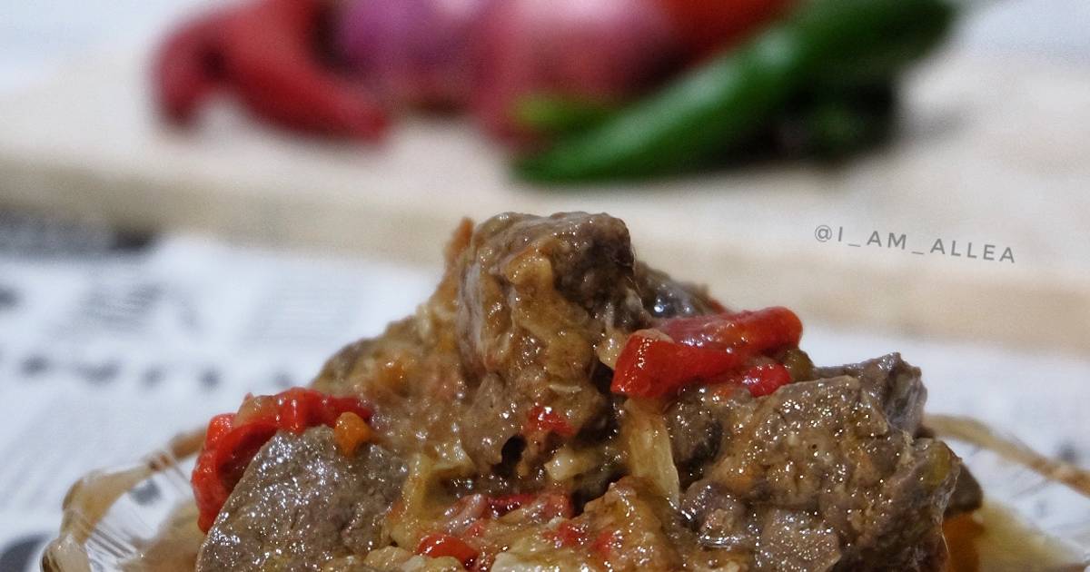 Resep Jeroan Sapi Bumbu Iris Resep Nenek Oleh I Amallea Cookpad