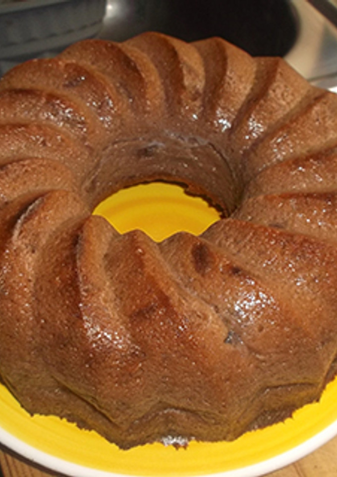 Una foto de Bizcocho de plátano al chocolate