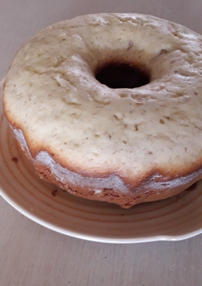 Una foto de Budín de bananas