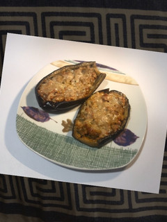 Una foto de Berenjenas rellenas