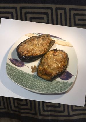Una foto de Berenjenas rellenas