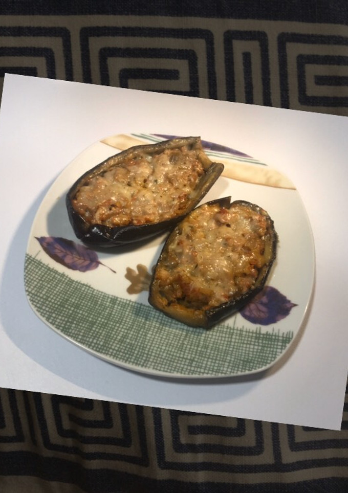 Una foto de Berenjenas rellenas
