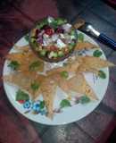 Roasted tomato with fruit salsa