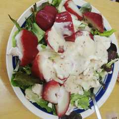Chicken Breast rose apple in caesar salad রেসিপির প্রধান ছবি