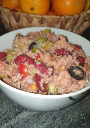 Tonhalas kuszkusz recept fotója