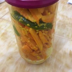Raw Turmeric pickle A picture of Raw Turmeric pickle.