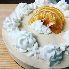 A picture of No Bake Earl Grey Cheesecake.