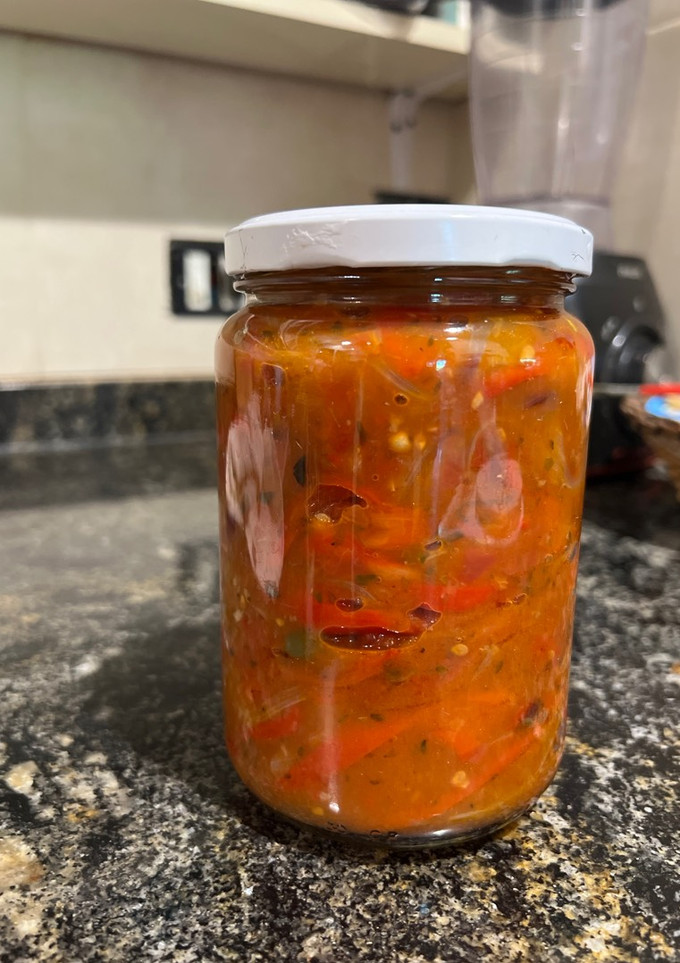 Una foto de Peperonata