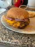 Smashed burger
