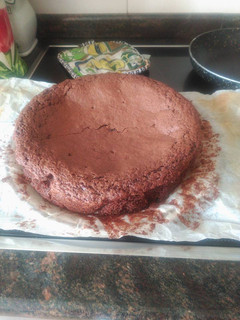 Una foto de Bizcocho de chocolate