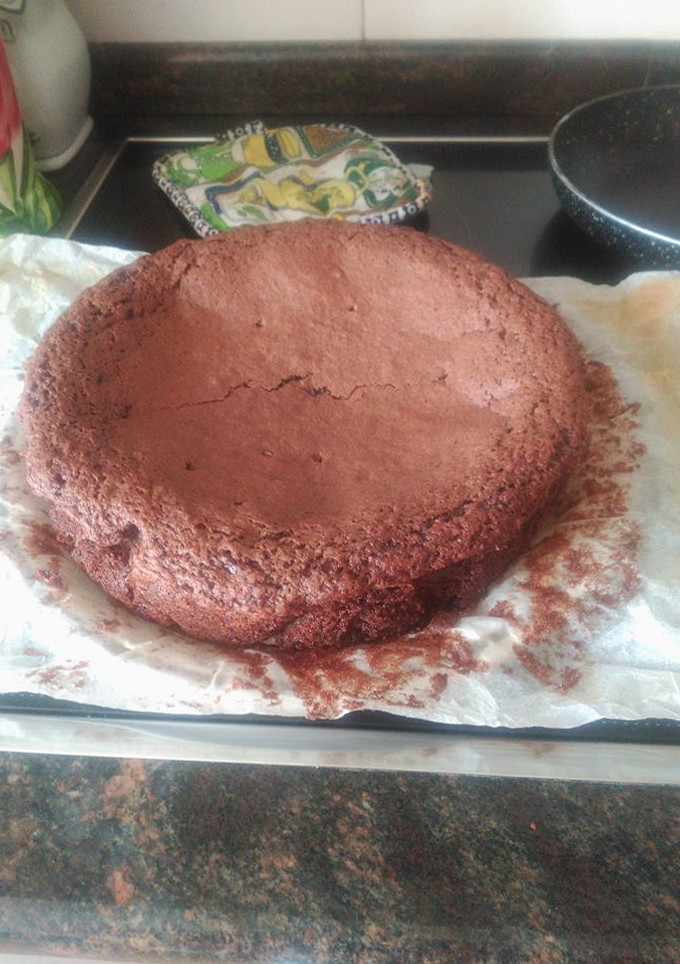 Una foto de Bizcocho de chocolate