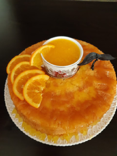 عکسی از دستور کیک پرتقالی