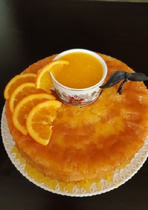 عکسی از دستور کیک پرتقالی