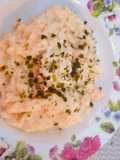 Risotto al salmone(adatto a tutti i cukò)