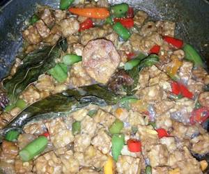 Resep mudah Oseng Tempe Cabe Ijo Gurih Mantul