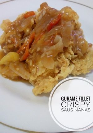 Foto resep Gurame fillet crispy saus nanas