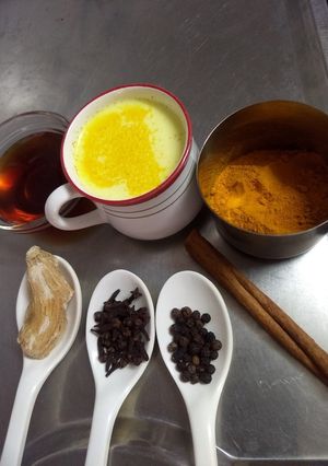 A picture of Healthy Golden milk paste.