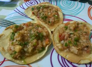 Una foto de Tostadas de ceviche