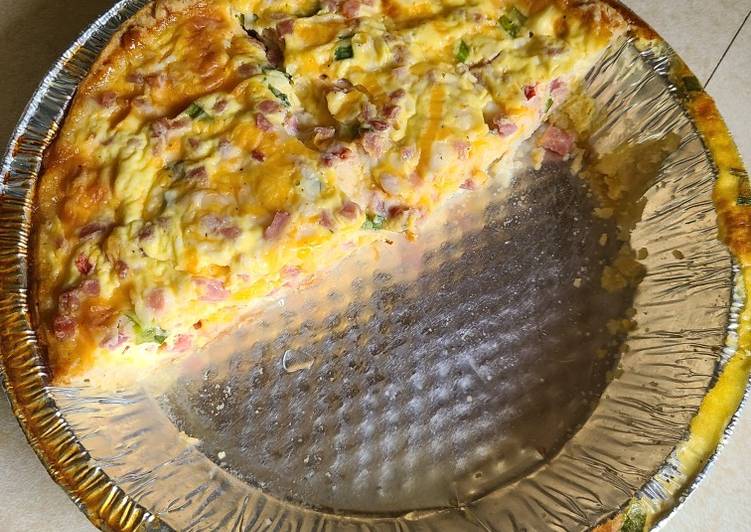 Recipe of Delicious Ham and cheese quiche