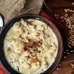A picture of Chironji & Makhane Ki Kheer.